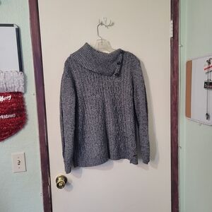 Bass Charcoal Women's Cowl Neck Sweater